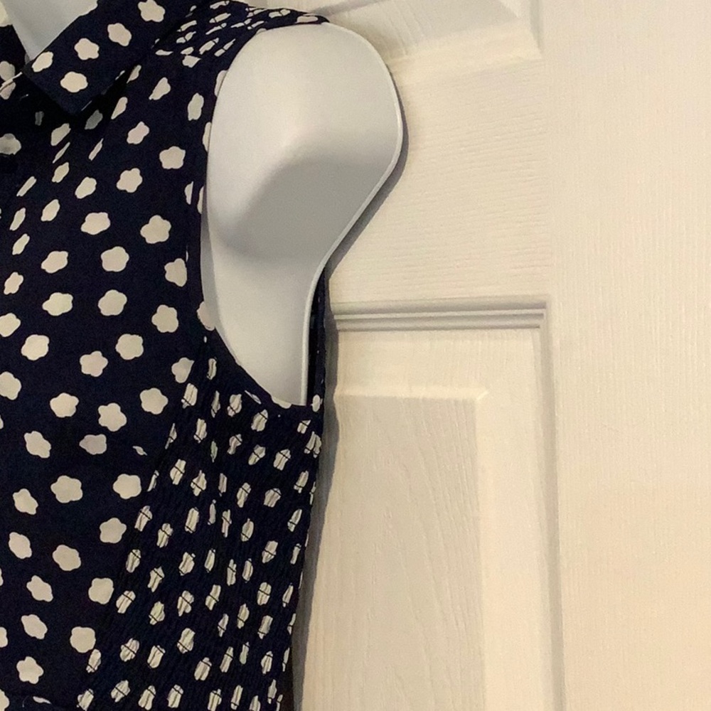 KATE SPADE Navy Cloud Pattern Oversized Coastal G… - image 5